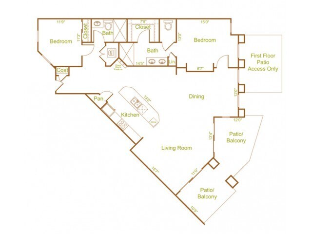 2 bed 2 bath 1480 SF - Ten Wine Lofts