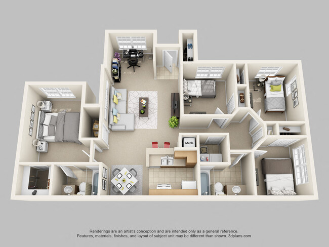 Floorplan - Academy on Eastern Lake FKA Brooke Commons