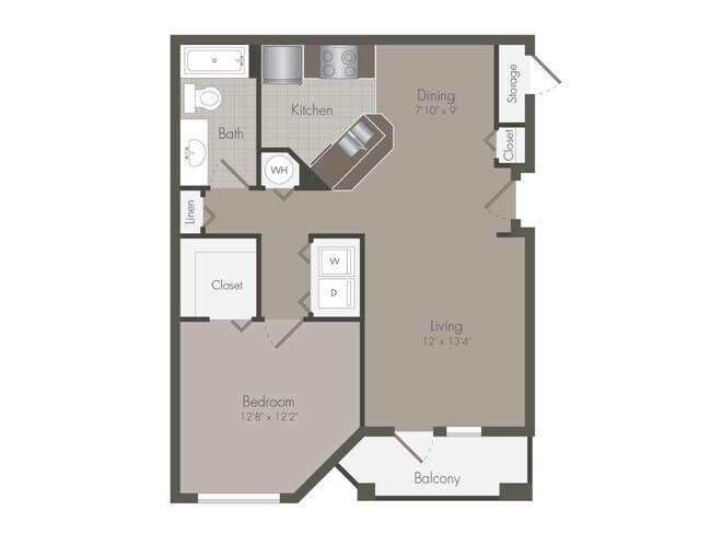 Alden | 1 Bedroom | 1 Bath | 843 SF - Lucerne at Lake Brandon Apartments