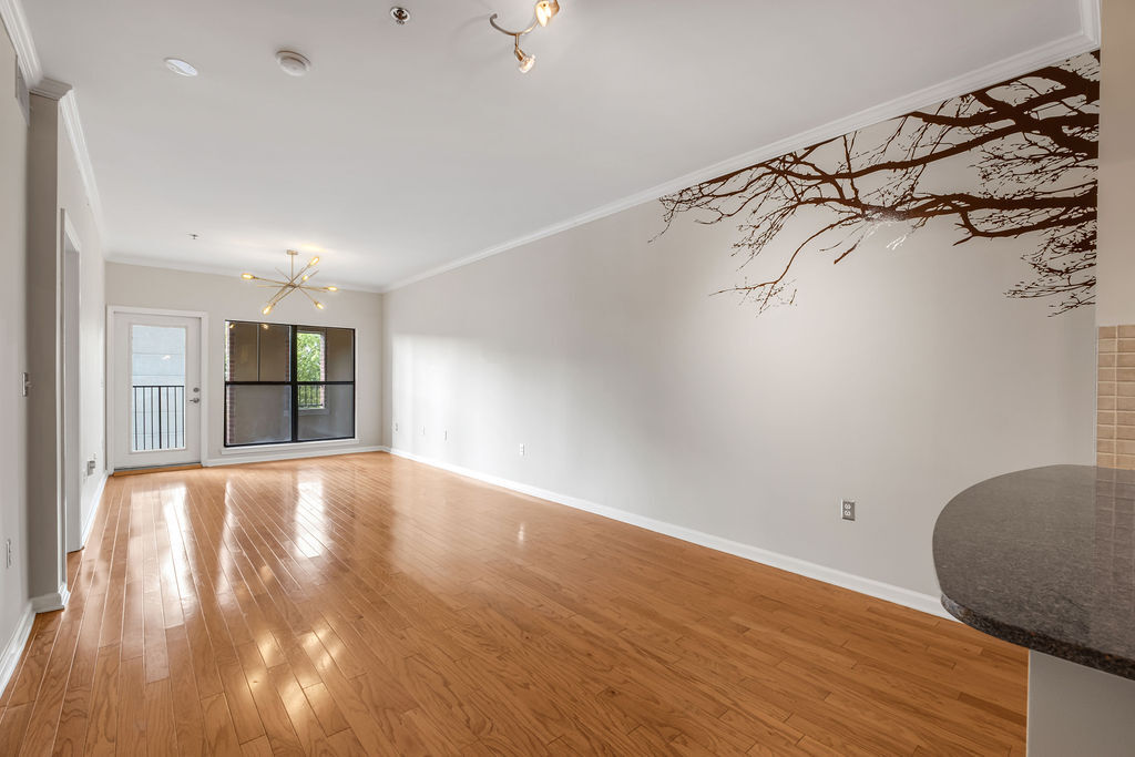 Open Space Concept in Living area to kitchen - 1803 Broadway