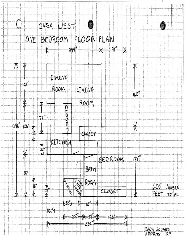 1BR/1BA - Casa West Apartments