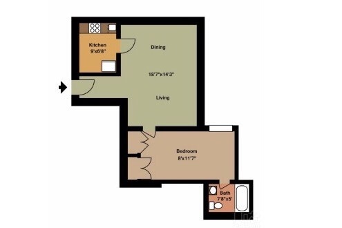 Apartment Layout - 1900 Columbia Pike