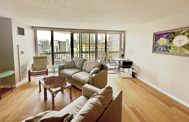 Living ROom and view - 545 N Dearborn St