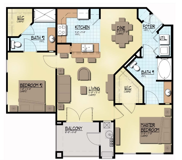 2BR/2BA - Beaumont