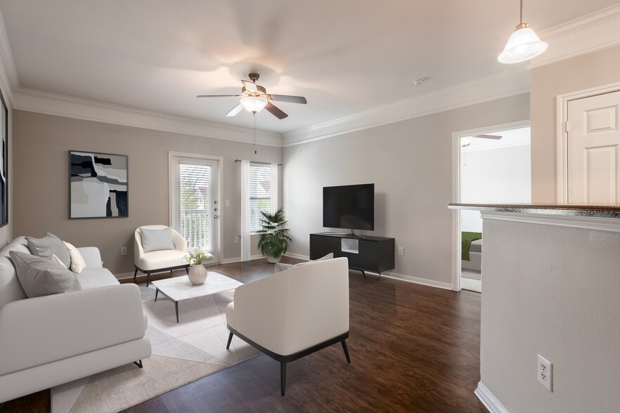 Living Room - Waterford Place at Riata Ranch Apartments