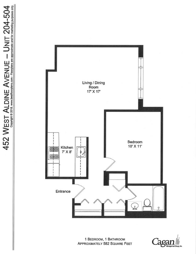 Floorplan - 452 W. Aldine