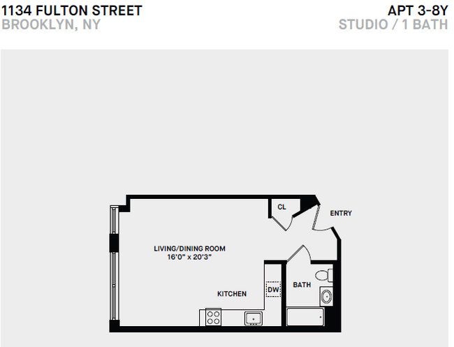 Floorplan - 1134 Fulton Street