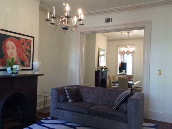 Living Room with view of dining room - 409 E Charlton St