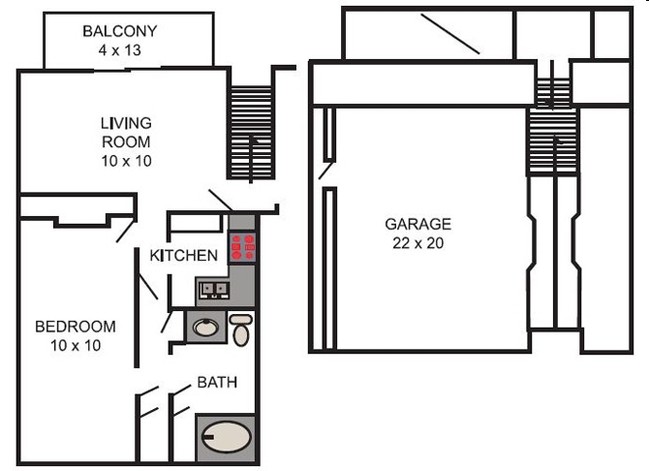 1BR/1BA - Chapel Hill Apartments