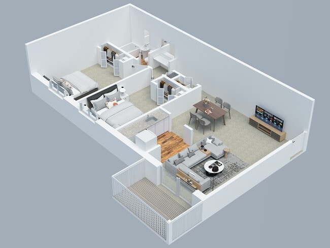 2BD 1BA Standard - Parkview Estates