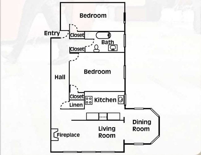 2BR/1BA - Phillips Manor Apartments