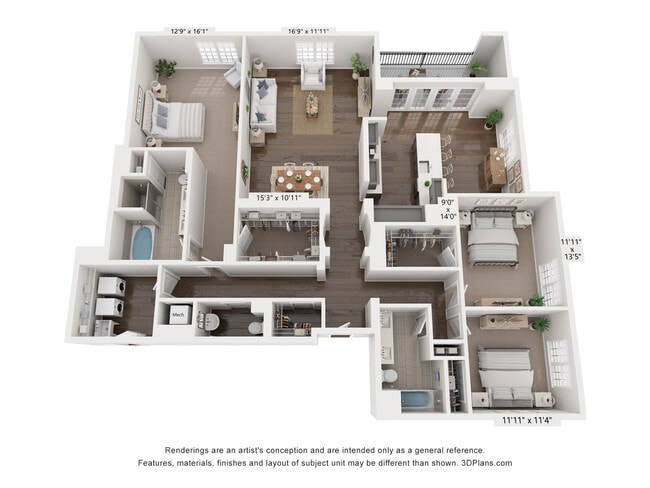 Floorplan - The Residences at Amberley Woods