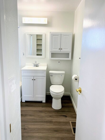 Hall Bathroom with Tub - 219 W Clark St