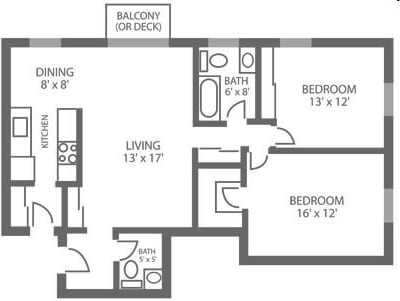 2BR/1.5BA - Green Valley Manor