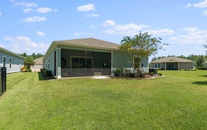 Backyard - facing screened patio - 2574 Las Calinas Blvd