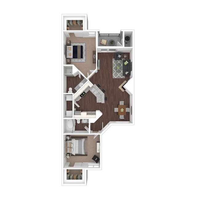 Floorplan - Noble Park Apartments