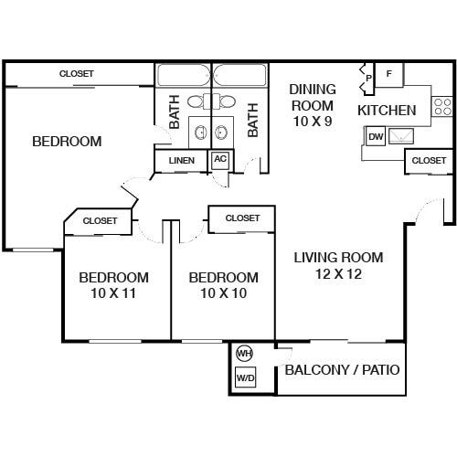 Floorplan - Indian Oaks