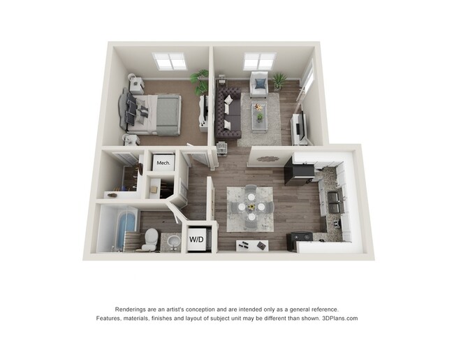 Floorplan - Ridgewood Apartments