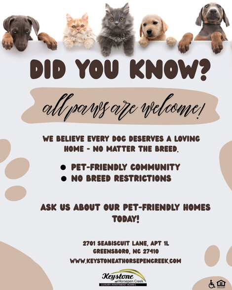 All Pets Welcome! - Keystone at Horse Pen Creek