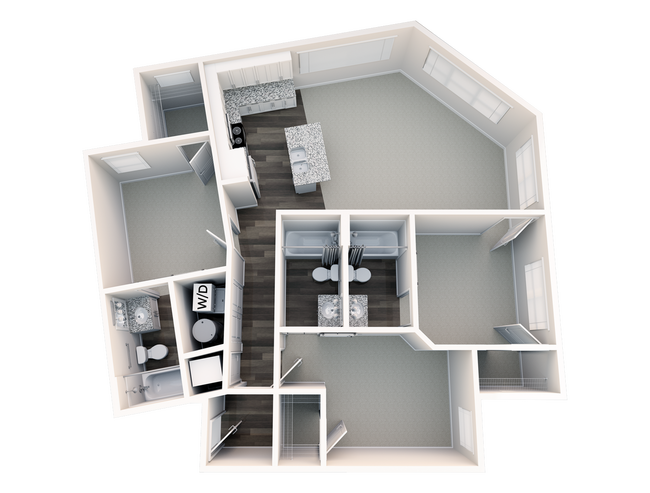 3.3 Floorplan Unfurnished - Statehouse Highline