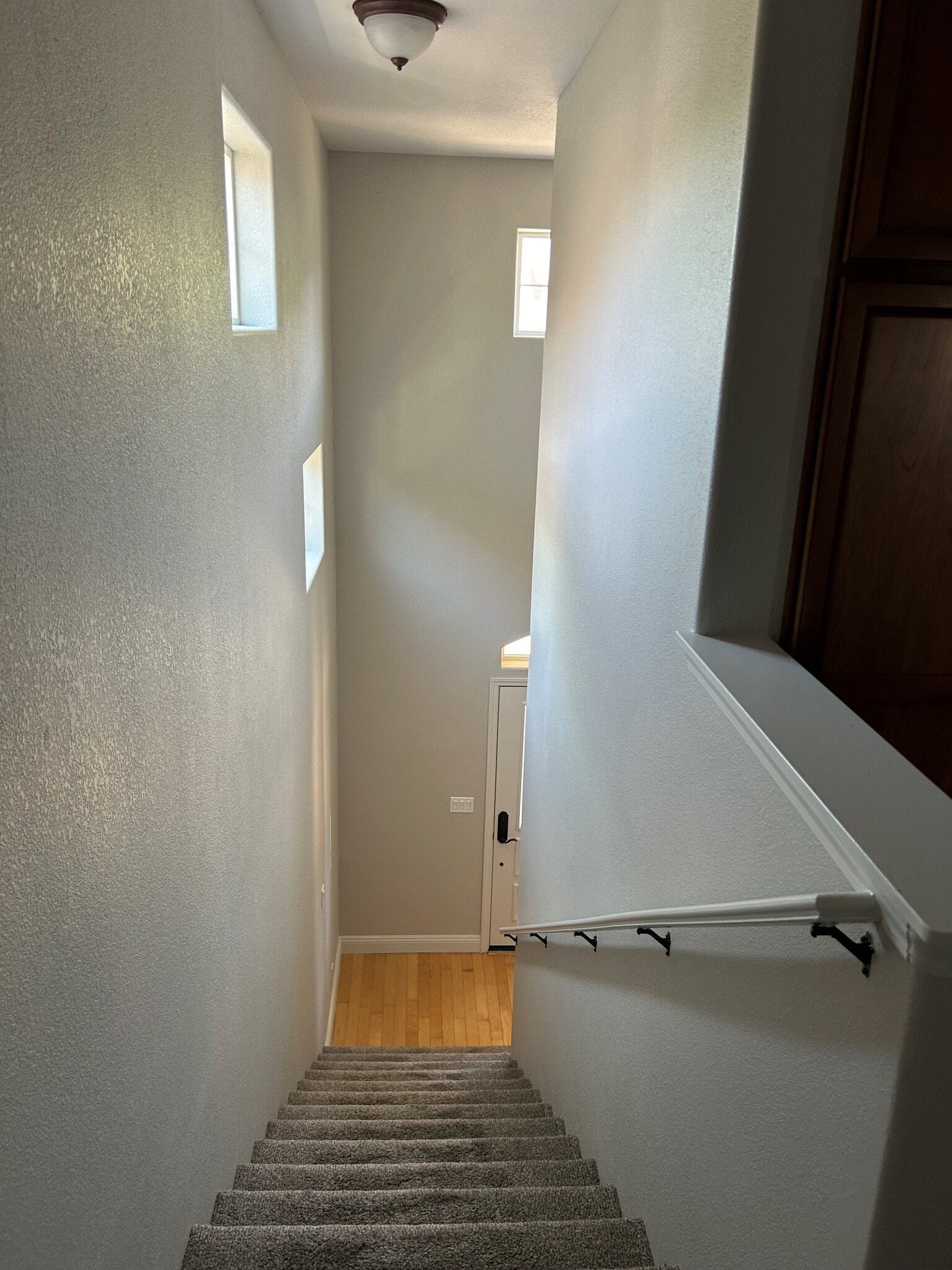 looking down the stairs - 980 La Costa Ct