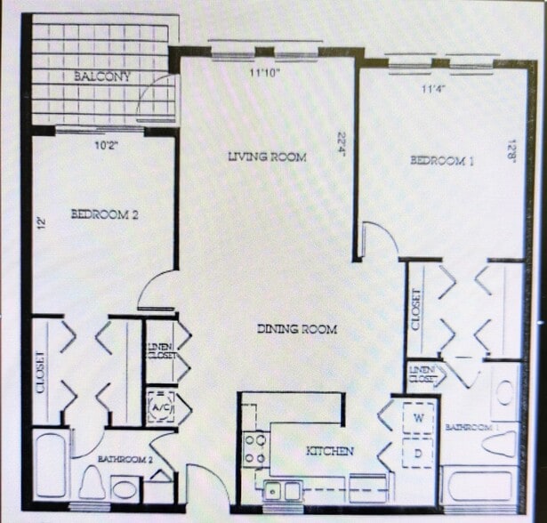 Floor Plan - 201 NW 7th St