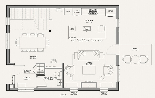 Floorplan - One West Drive