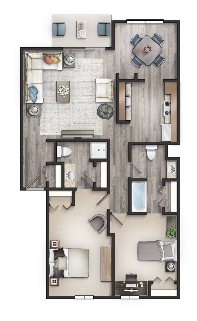 Floorplan - Grandview Apartments