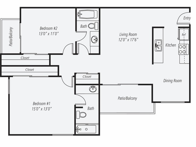 Floorplan - eaves Lake Forest