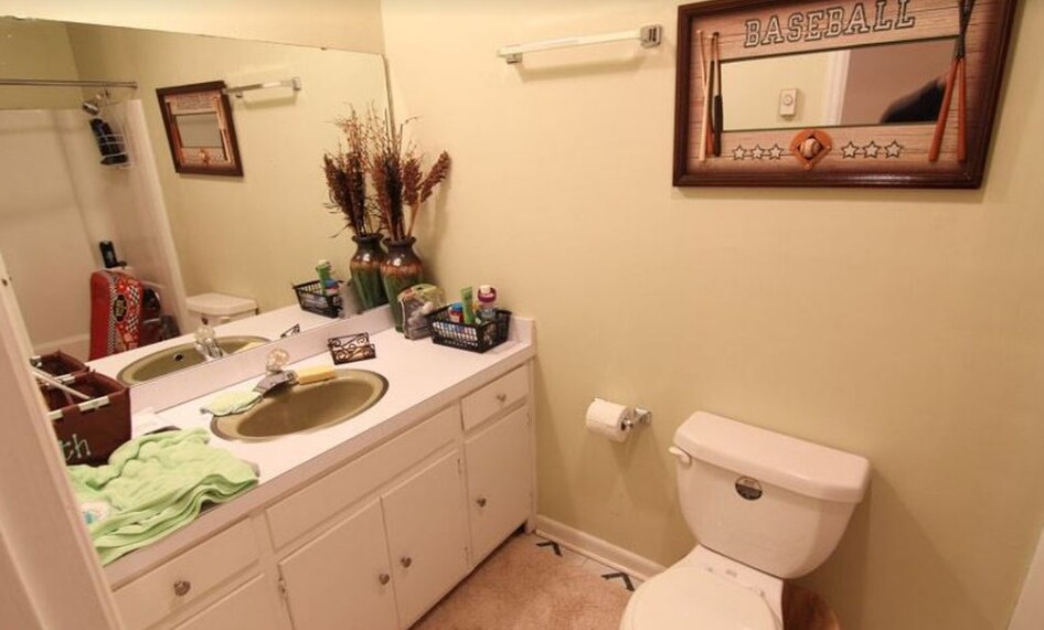 Hall bath - 945 Hodges Gap Rd