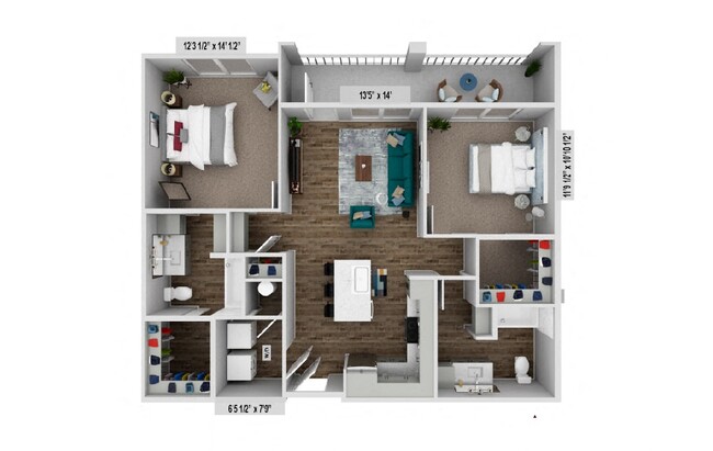 Floorplan - Apex at Perry Crossing