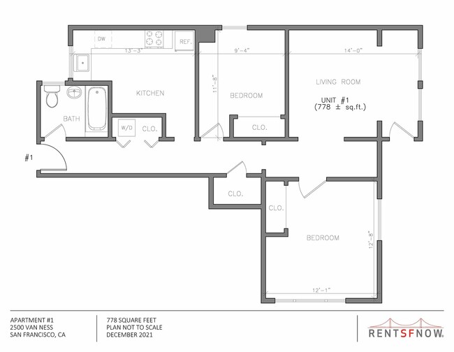 Floorplan - 2500 Van Ness