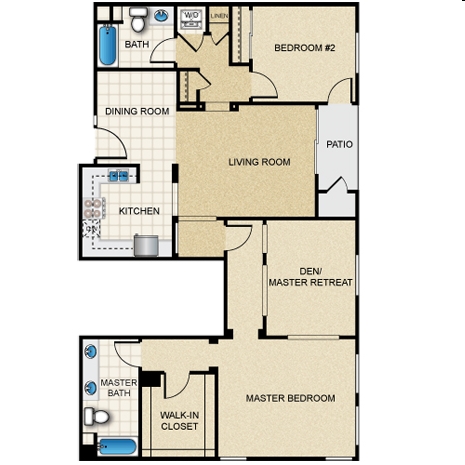 2BR/2BA - Jasmine Place