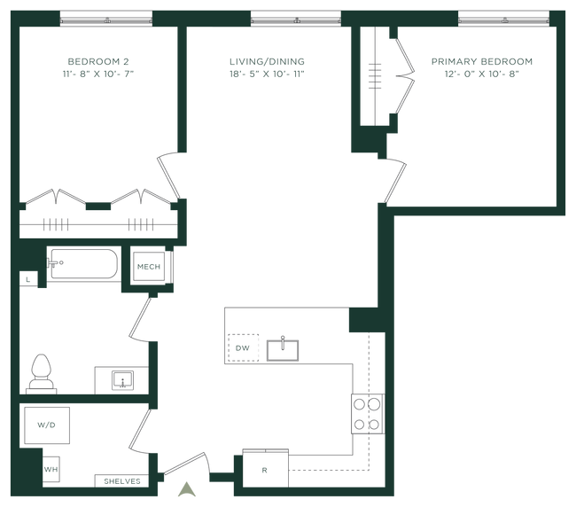 Floorplan - The Pearl at Station Bay