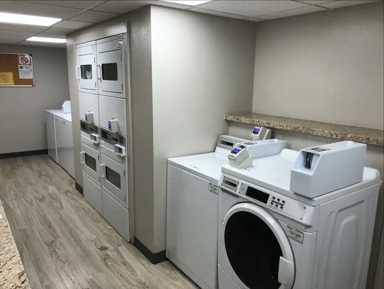 Commercial washers and dryers located next to unit with locked entry for residents only! - 4701 N 68th St