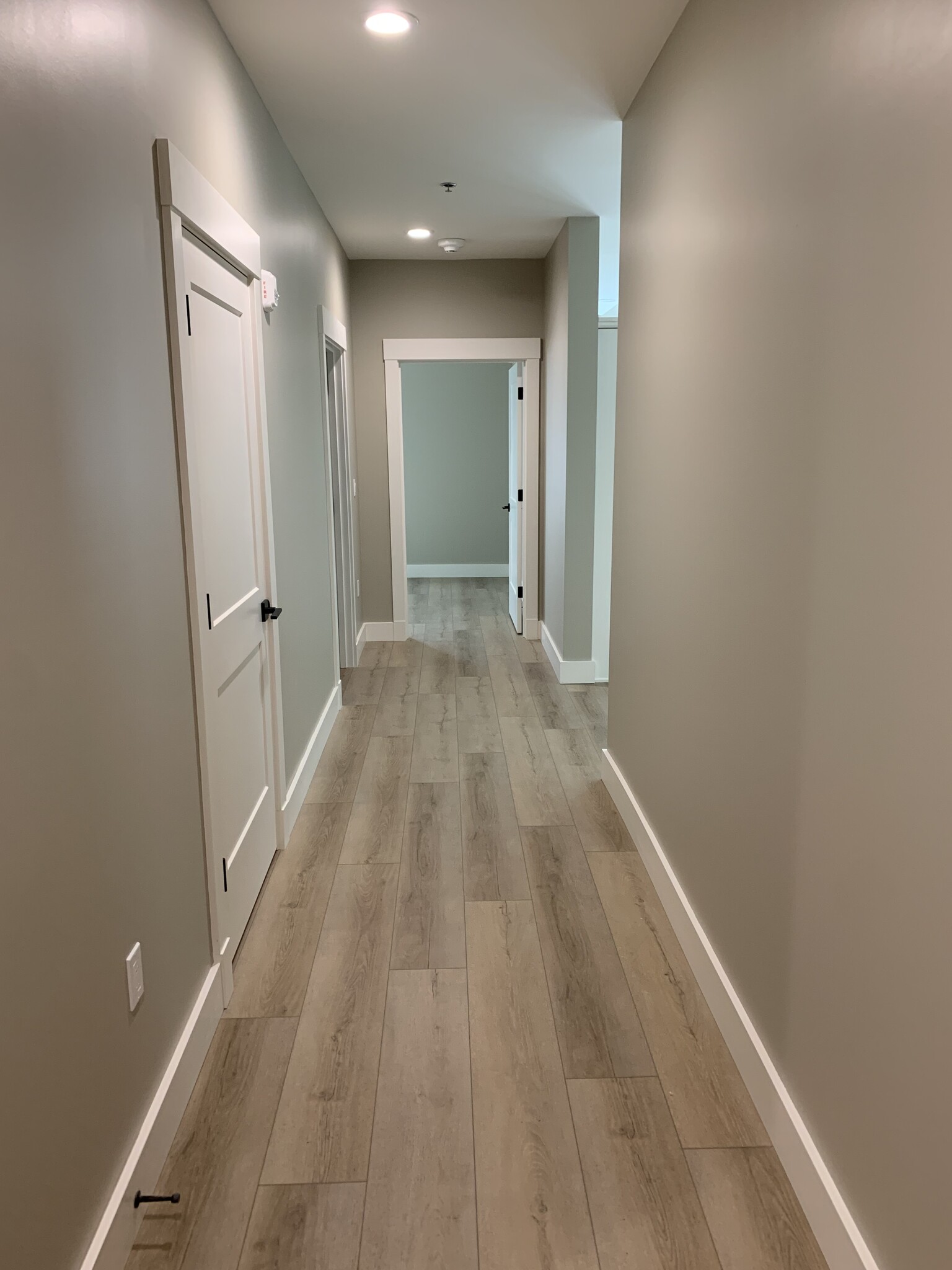 Hallway to kitchen, living rm, 2nd bdrm - 16600 Boones Ferry Rd