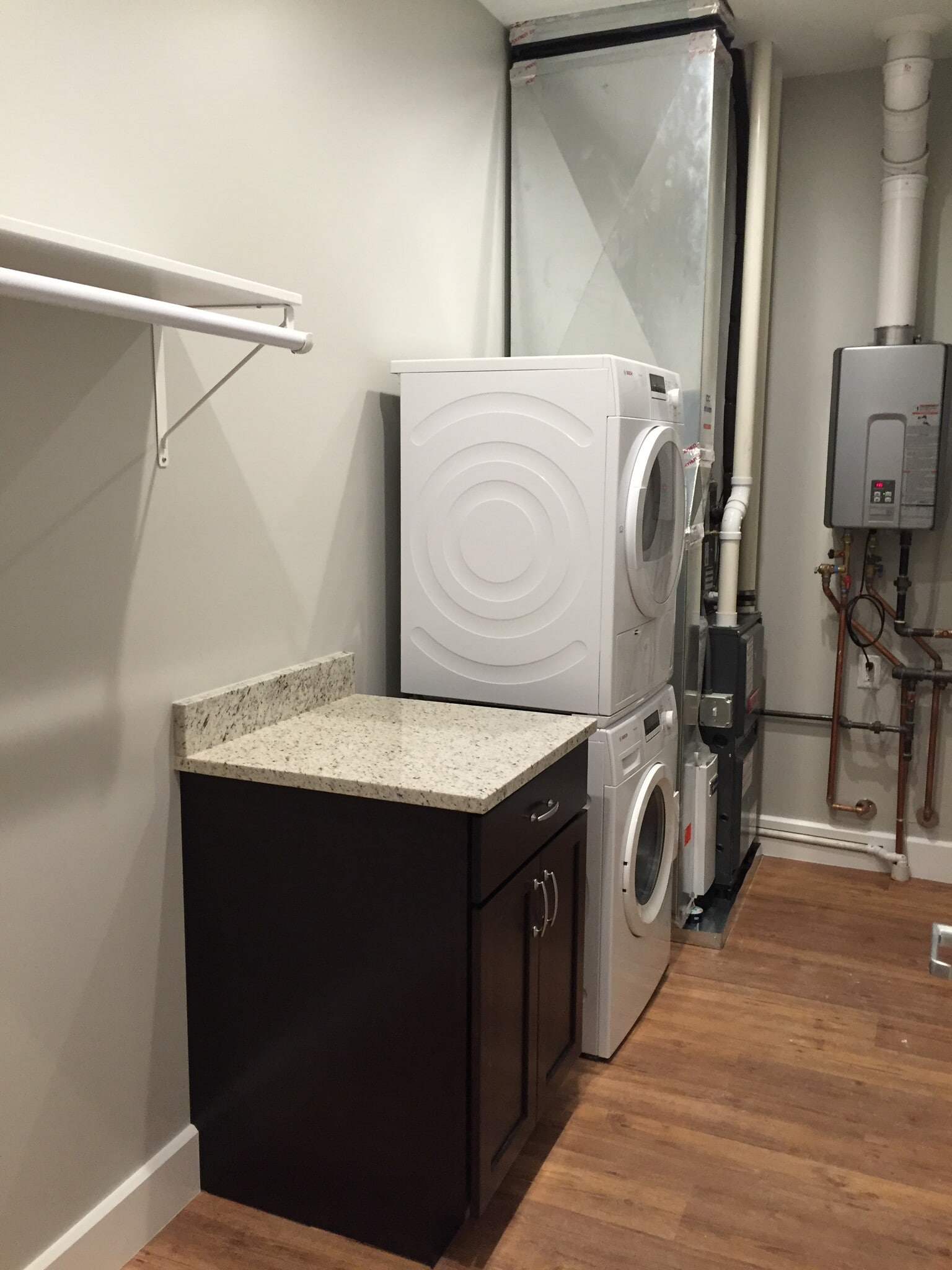 Closet, Washer/Dryer, Furnace, On demand hot water - 103 W Middle St
