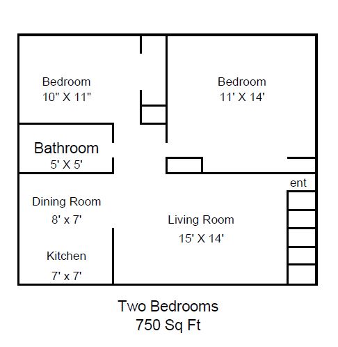 Floorplan - Southwood Place Apartments