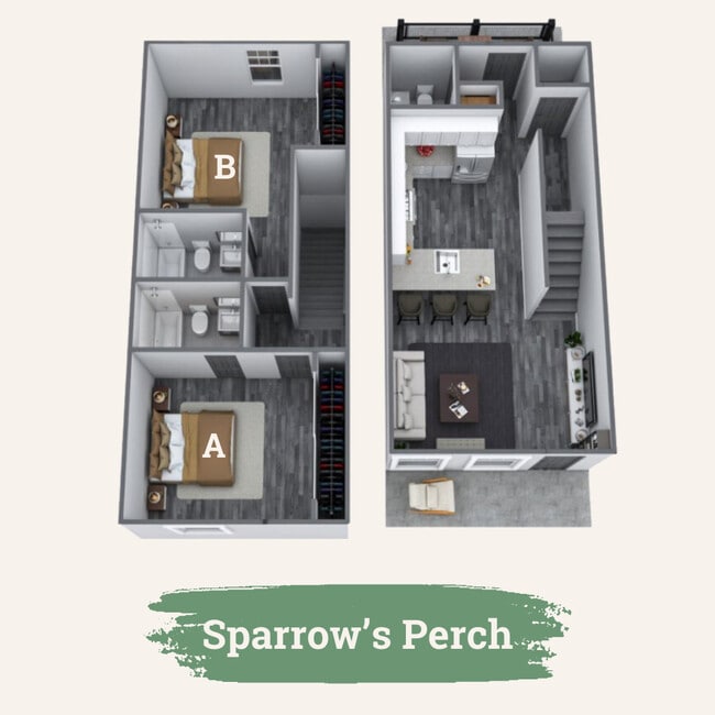 Sparrow's Perch Floor Plan - The Haven at Wake Luxury Homes