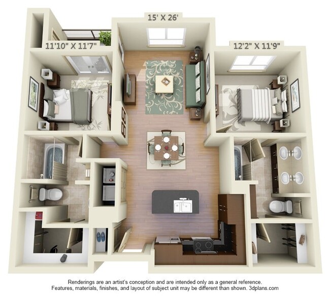 Floorplan - 1818 Platinum Triangle