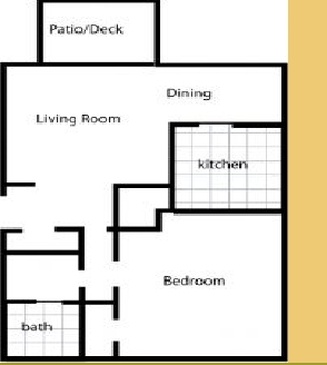 1BR/1BA - Wycliff West Apartments