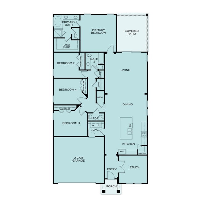 Verbena Floor Plan - 360 Communities at Shearwater