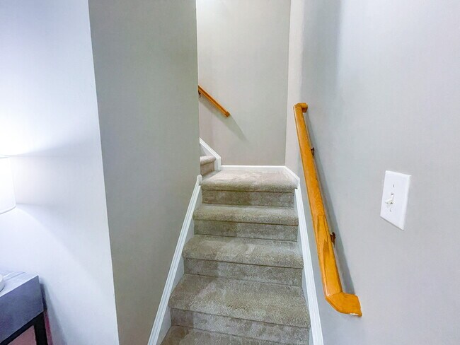 Plush carpet on stairs and second floor - 5403 Picket Fence Ln
