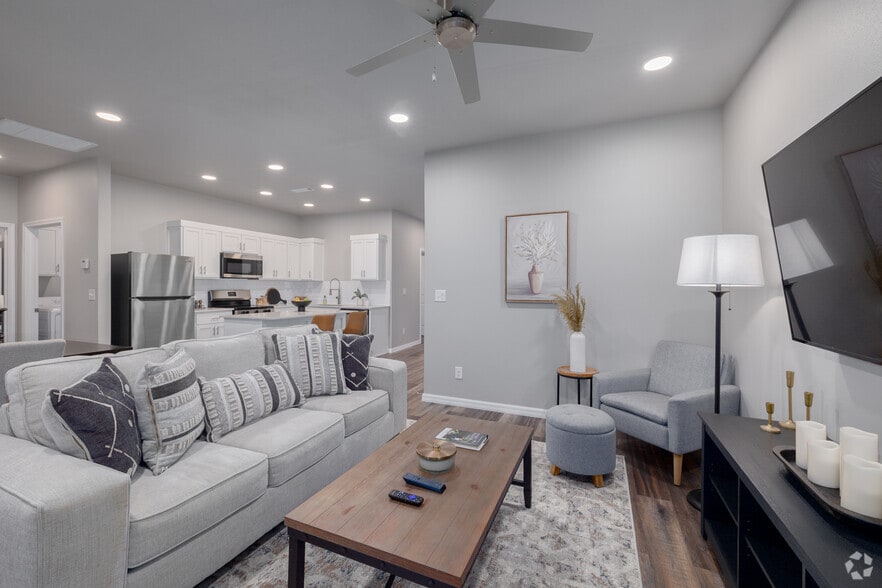 2BR, 2BA - 1,282SF - Living Room - Villas at Palecero
