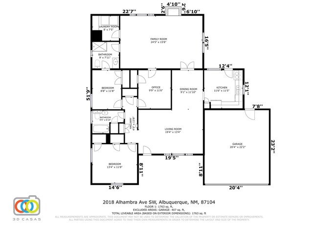 Floor Plan - 2018 Alhambra Ave SW