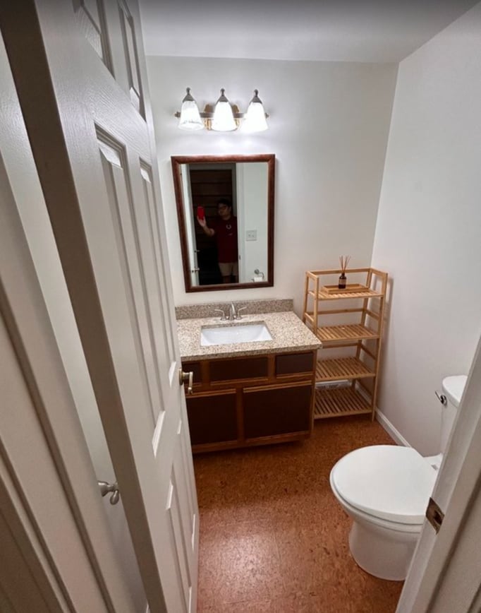 Downstairs Half Bathroom - 3114 Burrwood Dr