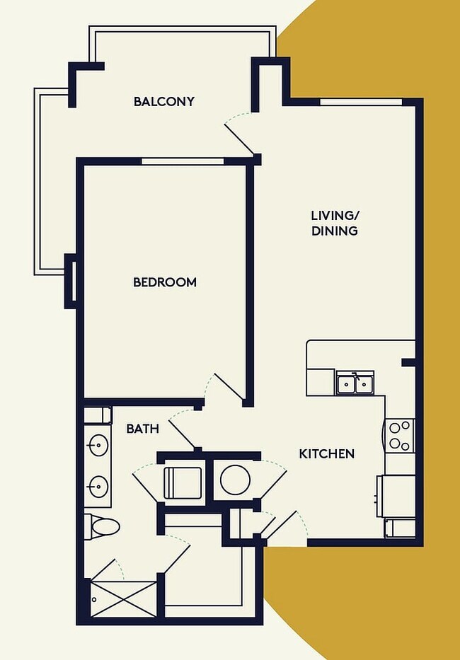 A4-ALT2 | 1bed 1bath - Creekside Park The Grove