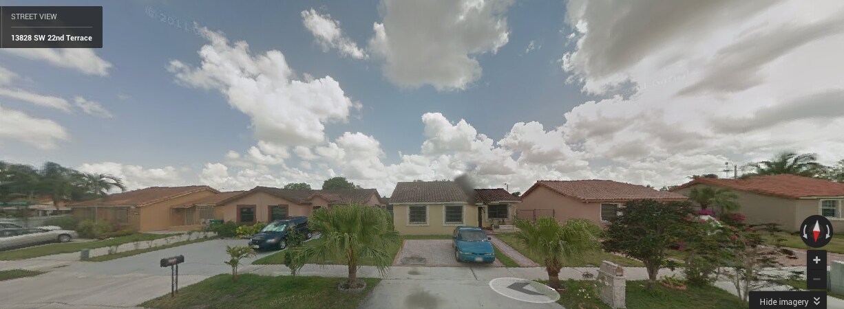 Street view - 13828 SW 22nd Ter