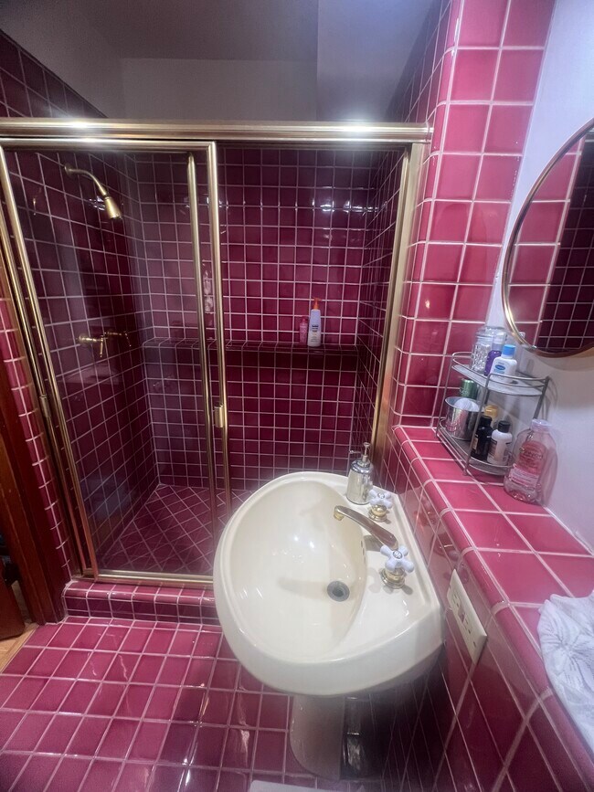 Tile shower - 8420 Lookout Mountain Ave