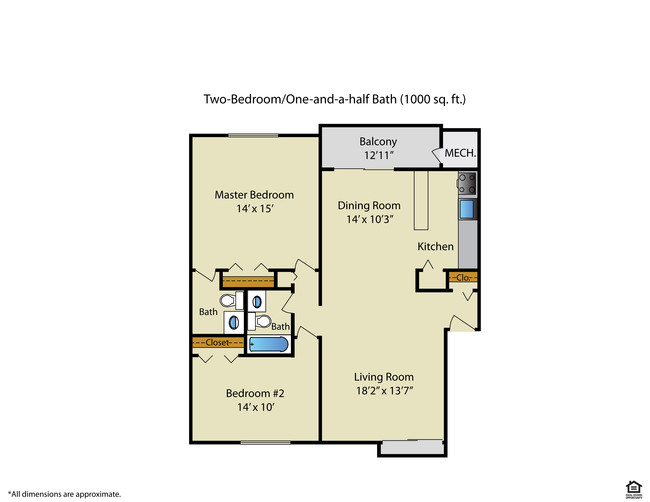 Floorplan - GaitherHouse Apartments